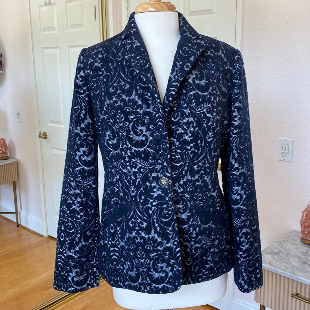 CAbi Velvet Brocade Blazer